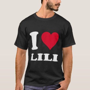 Camiseta Corazón Rojo Me Encanta Lili