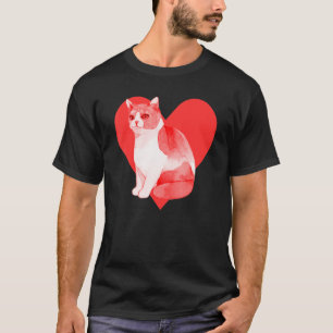 Camiseta Corazón Rojo Mejor Amigo Mascota Adorable British