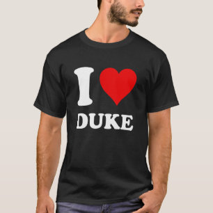 Camiseta Corazón rojo que amo al duque