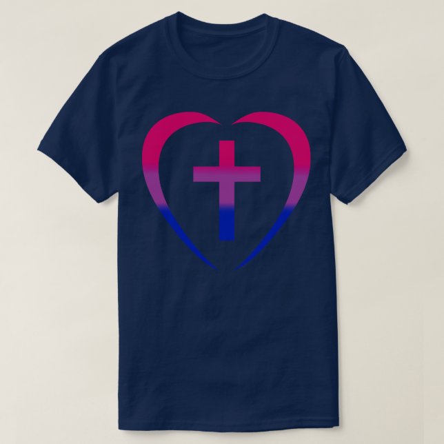 Camiseta Corazón rosa morado cruzado de tercera cultura (Diseño del anverso)