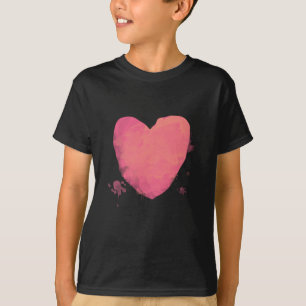 Camiseta Corazón rosado