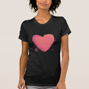Camiseta Corazón rosado