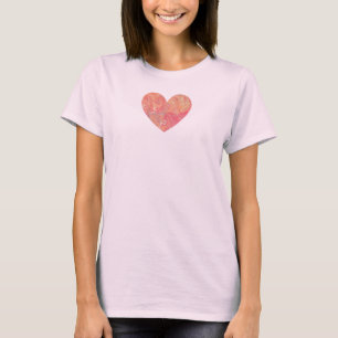 Camiseta Corazón rosado anquilosado