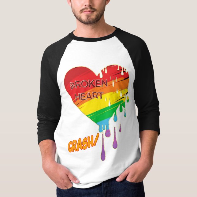Camiseta Corazón roto (Anverso)
