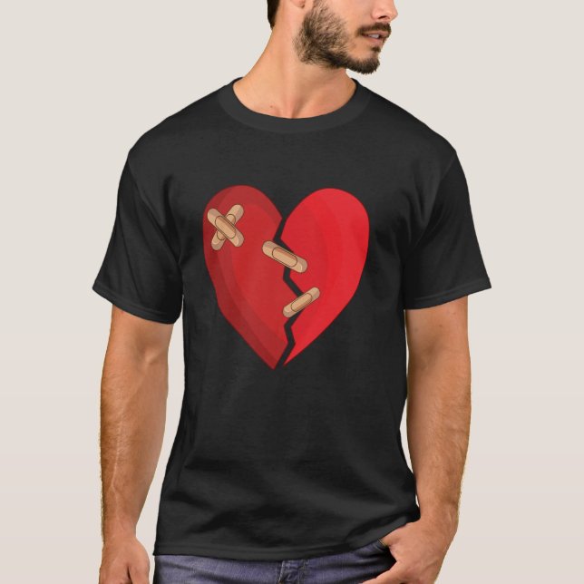 Camiseta Corazón Roto Conciencia Única Corazón Des (Anverso)