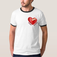 Corazón roto sanado con parche y cita de vida