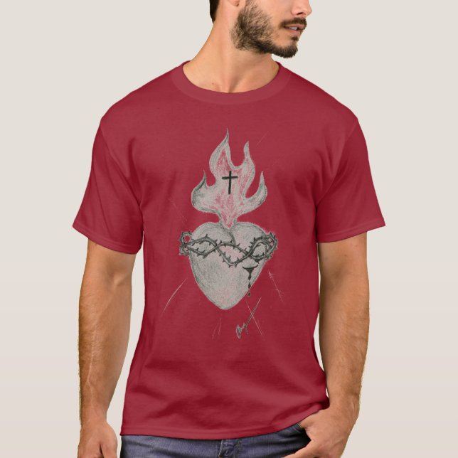 Camiseta Corazón sagrado (Anverso)