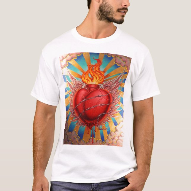 Camiseta Corazón sagrado (Anverso)