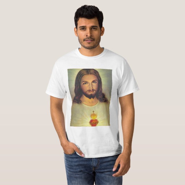 Camiseta Corazón sagrado de Jesús (Anverso completo)