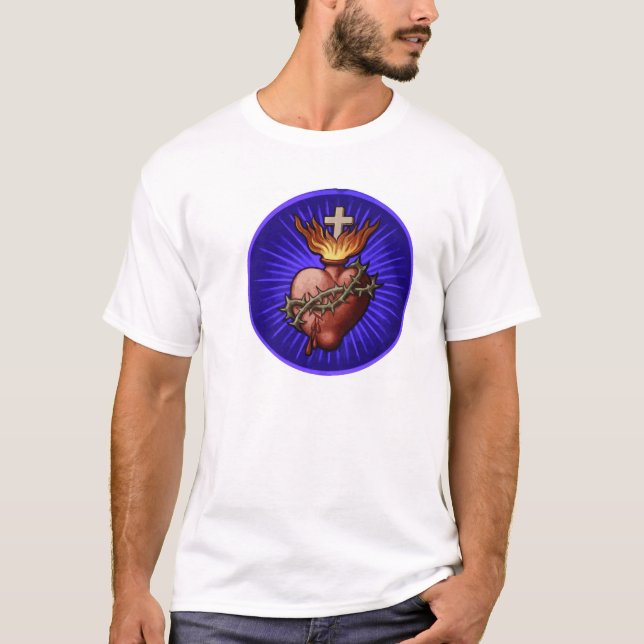Camiseta Corazón sagrado de la obra clásica (Anverso)