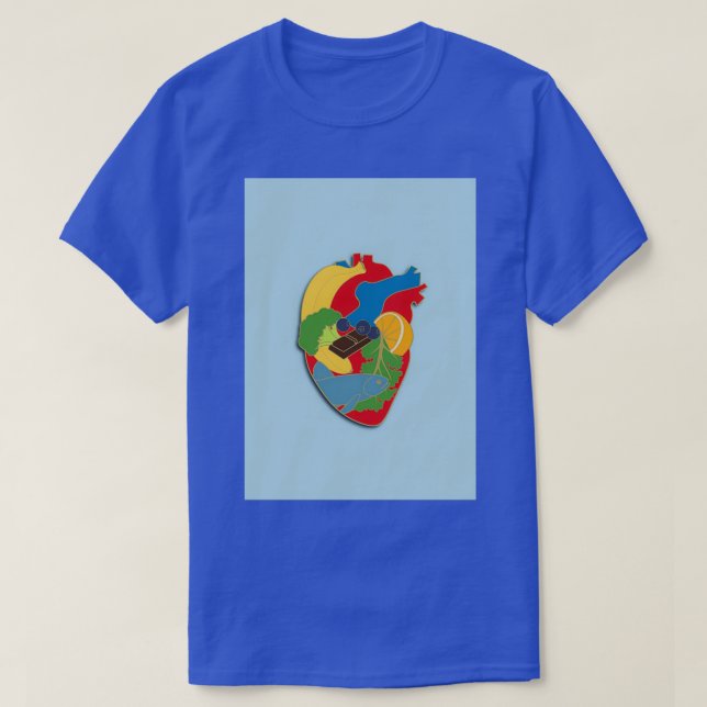 Camiseta Corazón saludable (Diseño del anverso)