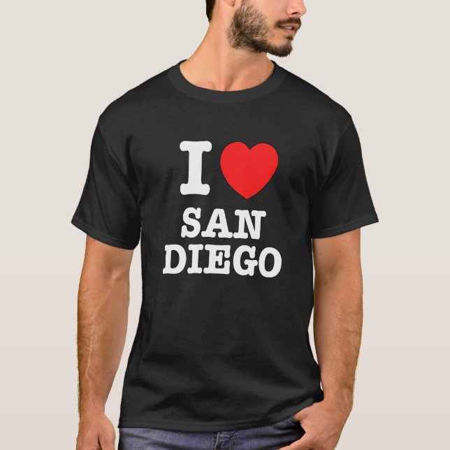 Camiseta Corazón San Diego Ca Love (Anverso)