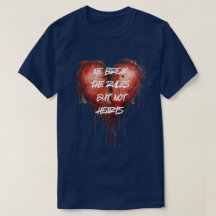 Camiseta Corazón Sangrante Rompe las Reglas