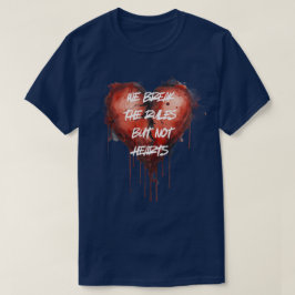 Camiseta Corazón Sangrante Rompe Reglas