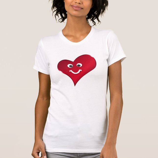 Camiseta Corazón sonriente (Anverso)