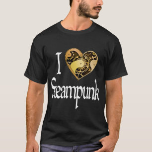 Camiseta Corazón Steampunk - oscuridad