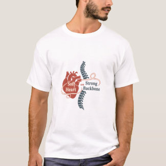 Camiseta Corazón Suave Espina Dorsal Fuerte