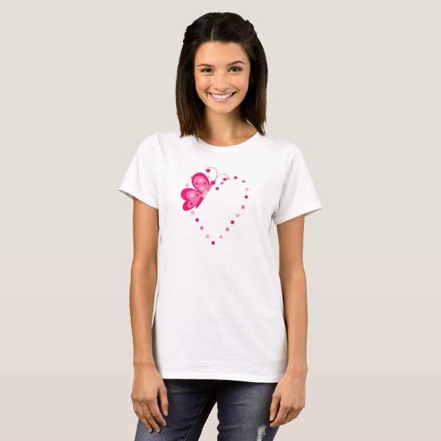 Camiseta Corazón - Tee femenino (Anverso completo)