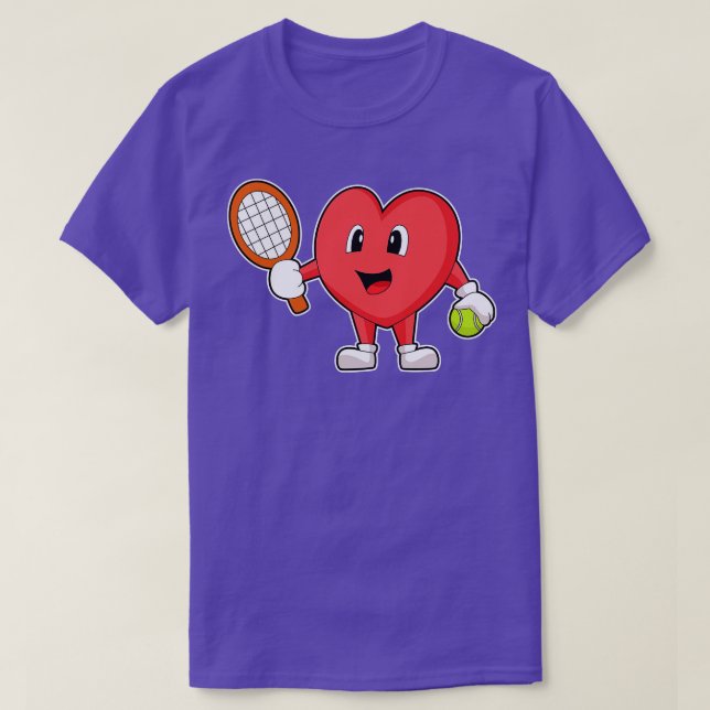 Camiseta Corazón Tennis Tennis (Diseño del anverso)