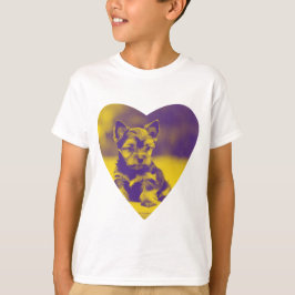 Camiseta Corazón Terrier de Yorkshire