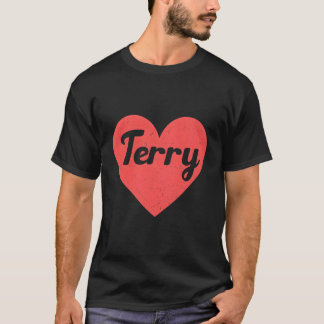 Camiseta Corazón Terry - Primeros Nombres Y Corazones Que A