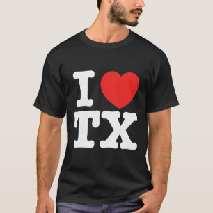 Camiseta Corazón Texas Tx Love