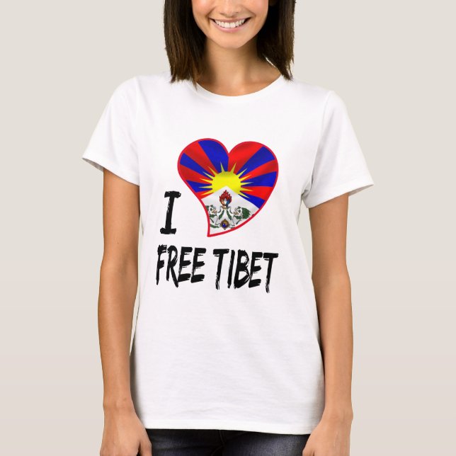 Camiseta corazón tibetano (Anverso)