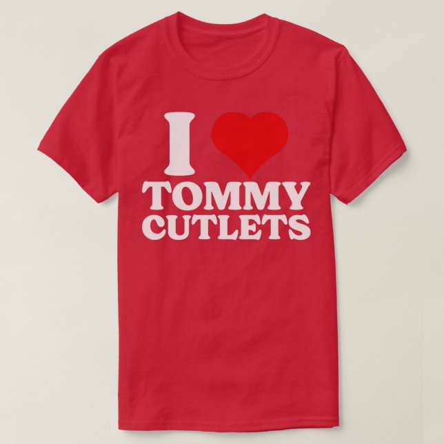 Camiseta Corazón Tommy DeVito Conocido Como Tommy Cutlets (Diseño del anverso)
