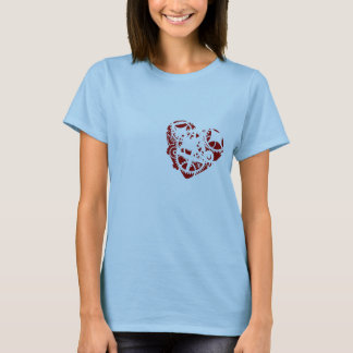 Camiseta corazón-trabajos