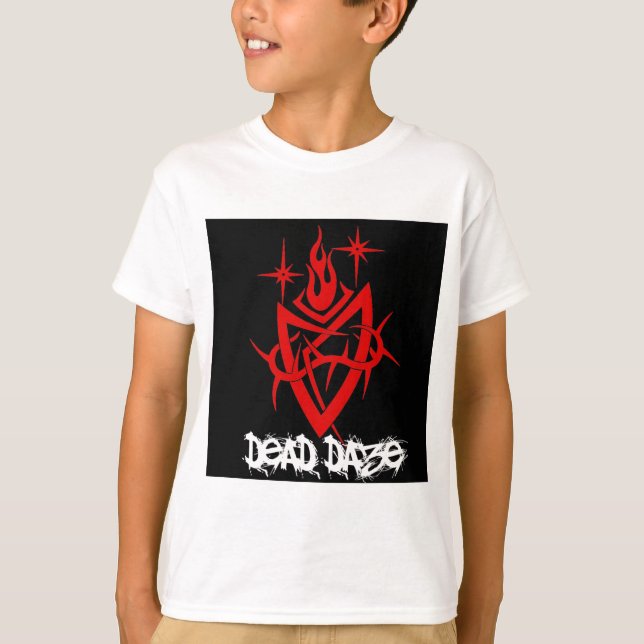 Camiseta Corazón tribal demoledor muerto (Anverso)