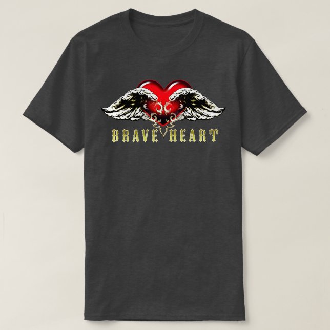 Camiseta Corazón valiente (Diseño del anverso)