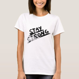 Camiseta Corazón Valiente: Mantente Fuerte - Apoyo y Autocu