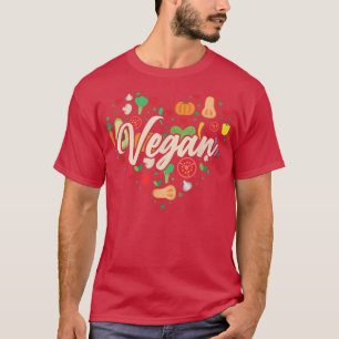 Camiseta Corazón Vegetable Vegan