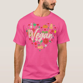 Camiseta Corazón Vegetable Vegan