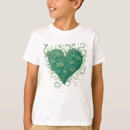 Camiseta Corazón Verde Adentro