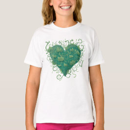 Camiseta Corazón verde interior