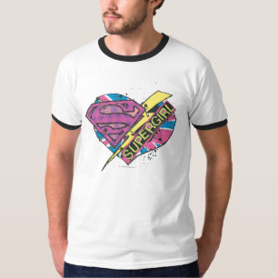 Camiseta Corazón y perno superchica