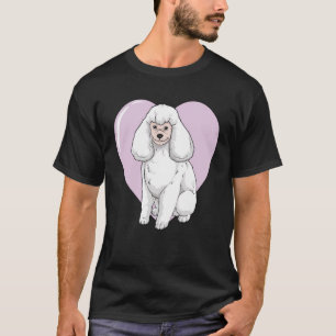 Camiseta Corazón y perro caniche