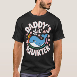 Camiseta Corazoncitos de ballena pastel de Papá's Lil Squir