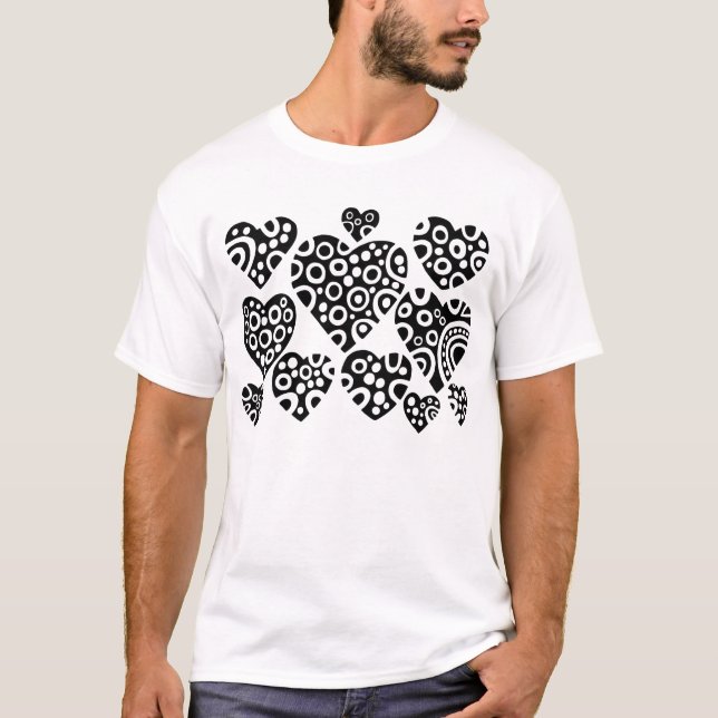 Camiseta Corazones (Anverso)