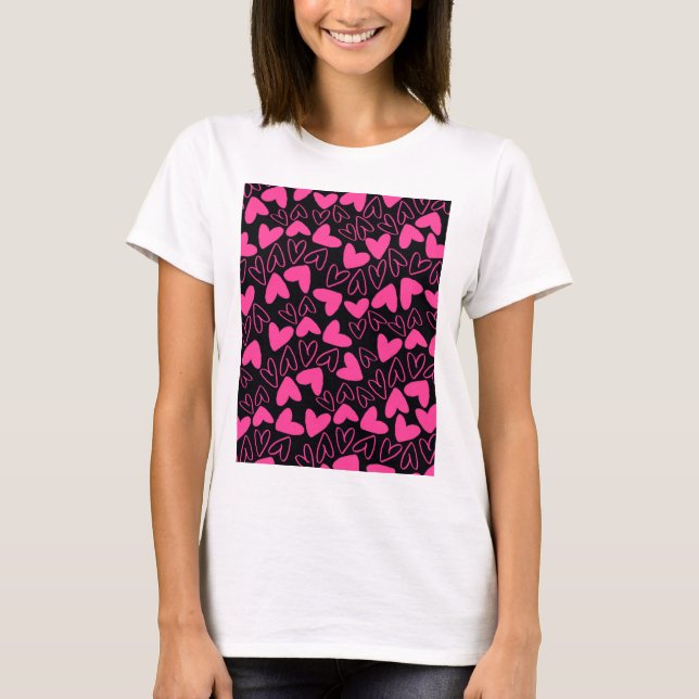 Camiseta Corazones (Anverso)