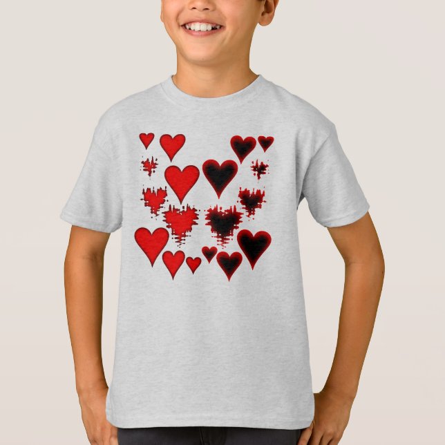 Camiseta Corazones (Anverso)