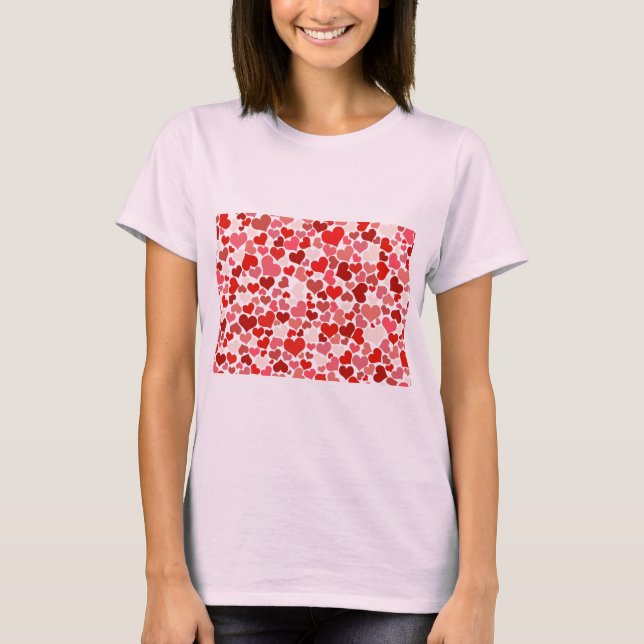 Camiseta Corazones (Anverso)