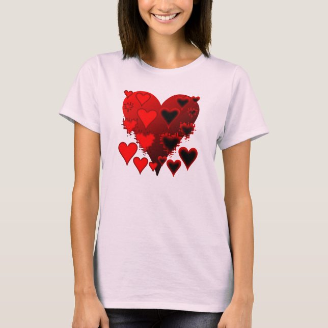 Camiseta Corazones (Anverso)
