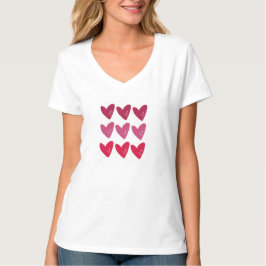 Camiseta Corazones