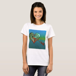 Camiseta Corazones altas del cielo