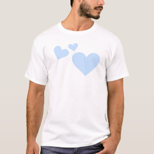 Camiseta Corazones azules