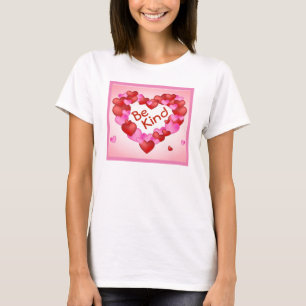 Camiseta Corazones "Be Kind" y más corazones