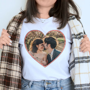 Camiseta Corazones con Fotos Personalizadas para San Valent