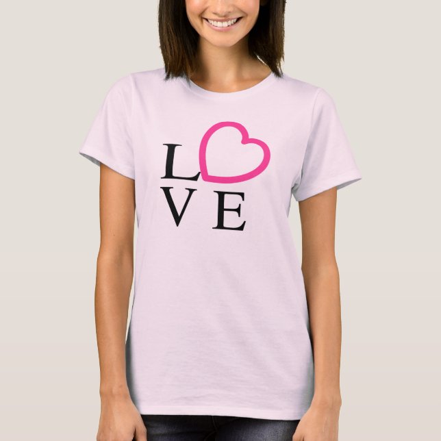Camiseta Corazones de amor (Anverso)